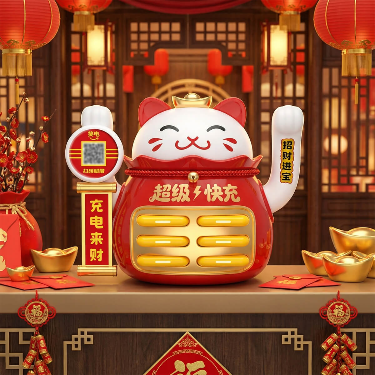 笑电深圳共享充电宝厂家直供实拍图