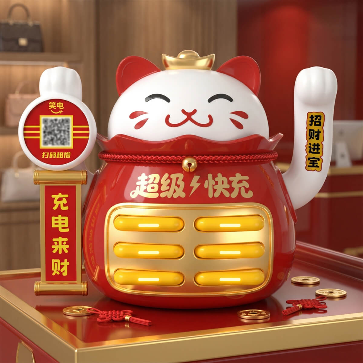 笑电深圳共享充电宝厂家批量采购实拍图